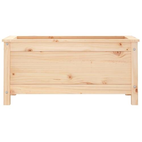 Plantekasse 82,5x40x39 cm massivt fyrretræ