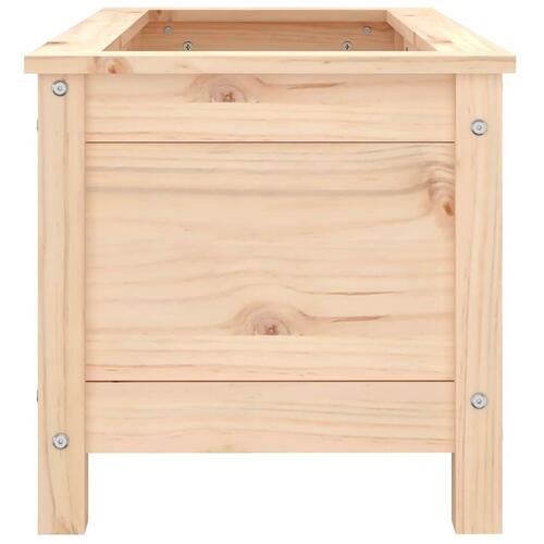 Plantekasse 82,5x40x39 cm massivt fyrretræ