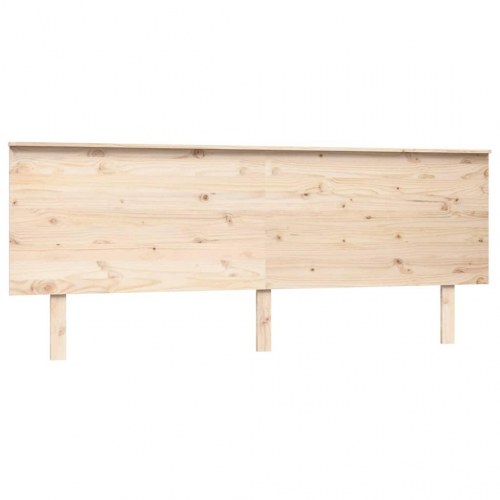 Sengegavl 204 × 6 × 82,5 cm - massivt fyrretræ (ubehandlet)