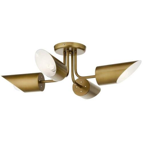 Loftslampe Gylden Metal 50 W 70 x 70 x 20 cm