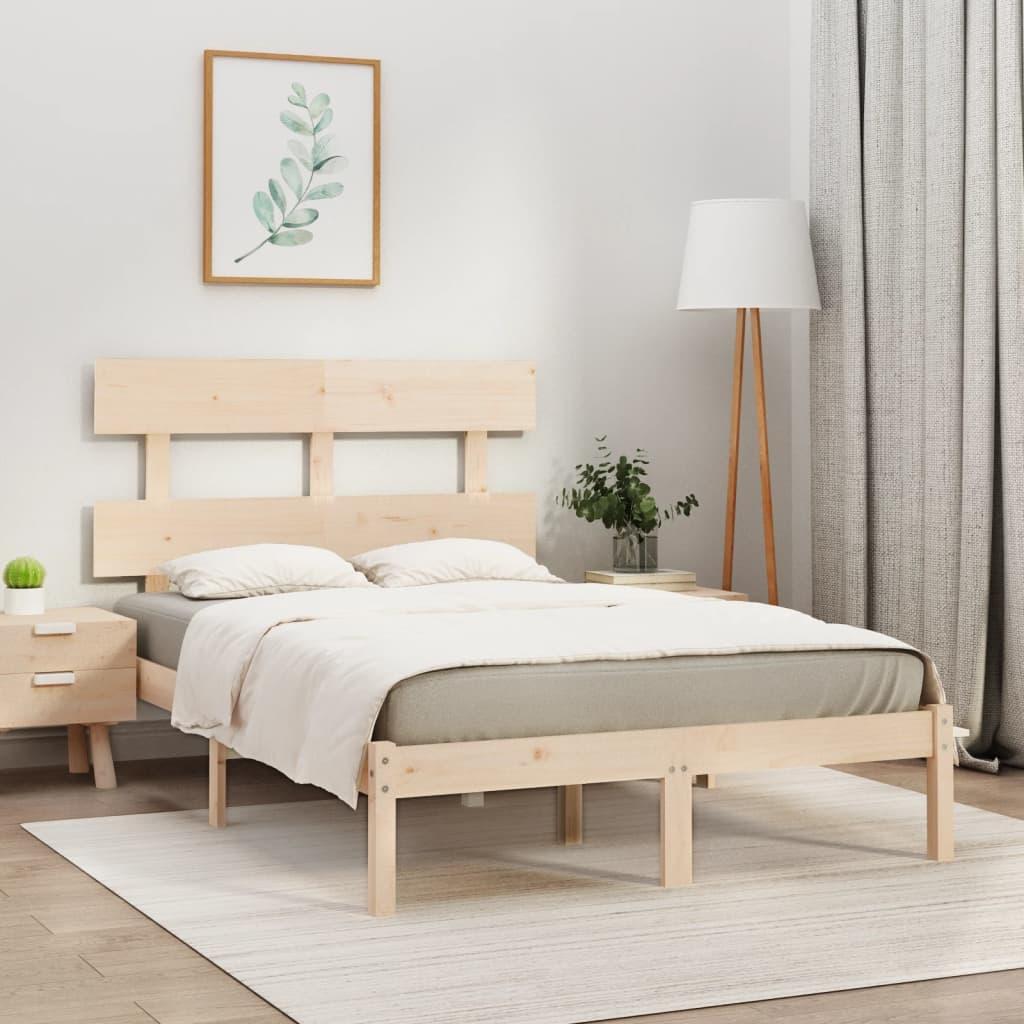 Sengeramme 140x190 cm massivt træ
