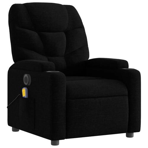 Eldrevet massagestol stof sort