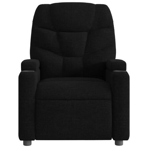 Eldrevet massagestol stof sort
