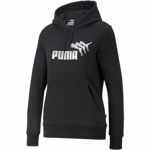 Hættetrøje til Kvinde Puma Metallics Spark Sort S