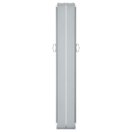 Sammenrullelig sidemarkise til terrassen 170x1200 cm rød