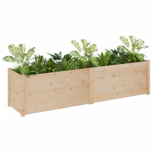 Plantekasse 200x50x50 cm massivt fyrretræ