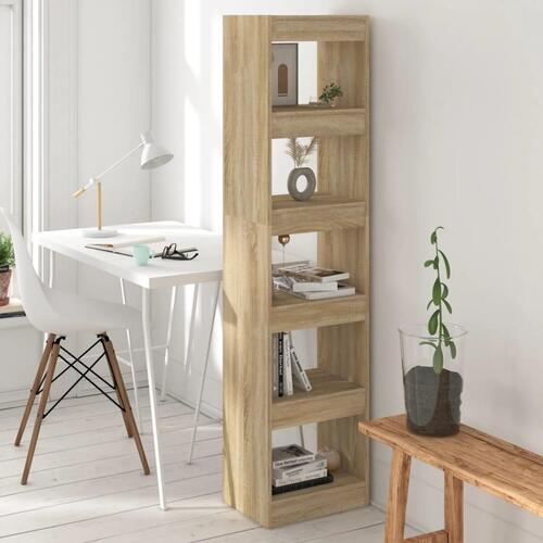 Bogreol/rumdeler 40x30x166 cm sonoma-eg