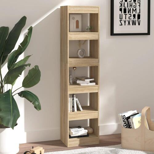 Bogreol/rumdeler 40x30x166 cm sonoma-eg