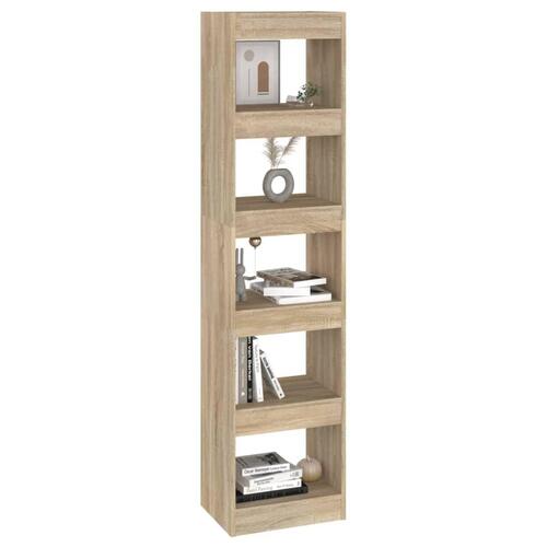 Bogreol/rumdeler 40x30x166 cm sonoma-eg