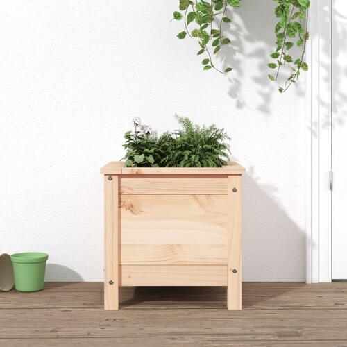 Plantekasse 40x40x39 cm massivt fyrretræ