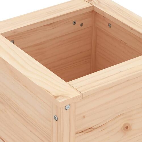 Plantekasse 40x40x39 cm massivt fyrretræ