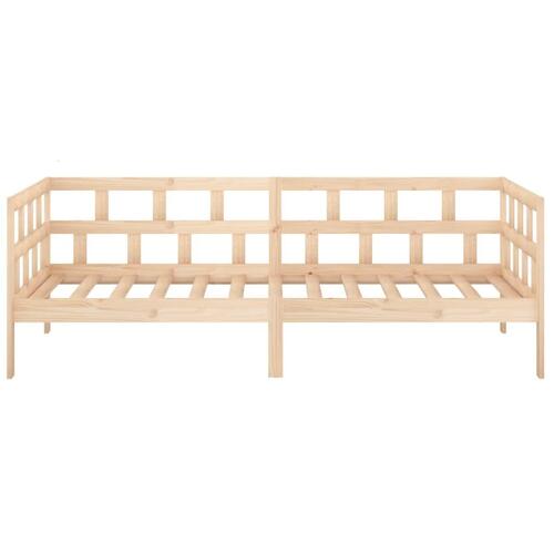 Daybed massivt fyrretræ 90x190 cm