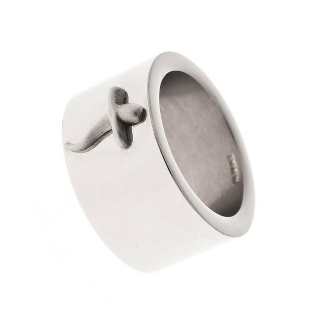 Breil unisex ring BR-014 - sølvfarvet stål, 15 mm (str. 16)