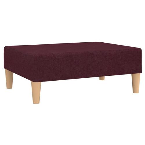 Fodskammel 78x56x32 cm stof lilla