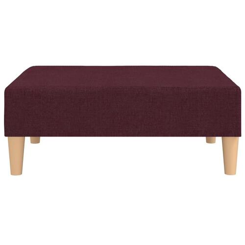 Fodskammel 78x56x32 cm stof lilla