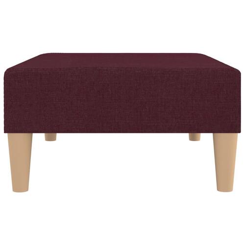 Fodskammel 78x56x32 cm stof lilla