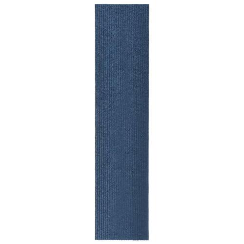 Snavsbestandig tæppeløber 100x450 cm blå