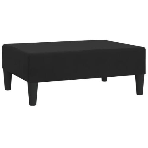 Fodskammel 78x56x32 cm fløjl sort