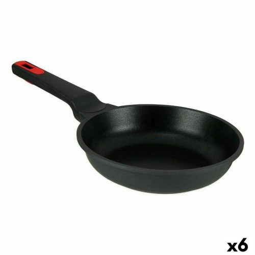 Stegepande Kinvara 77775 Sort Aluminium Bakelit Ø 20 cm (6 enheder)