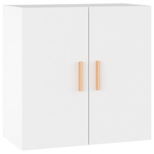 Vægskab 60x30x60 cm konstrueret træ hvid
