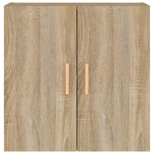 Vægskab 60x30x60 cm konstrueret træ sonoma-eg