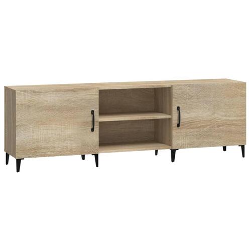Tv-bord 150x30x50 cm konstrueret træ sonoma-eg