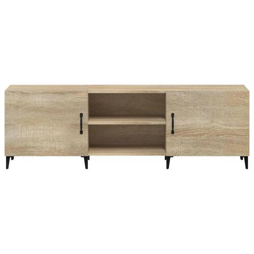 Tv-bord 150x30x50 cm konstrueret træ sonoma-eg