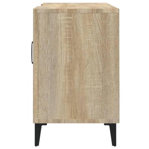 Tv-bord 150x30x50 cm konstrueret træ sonoma-eg