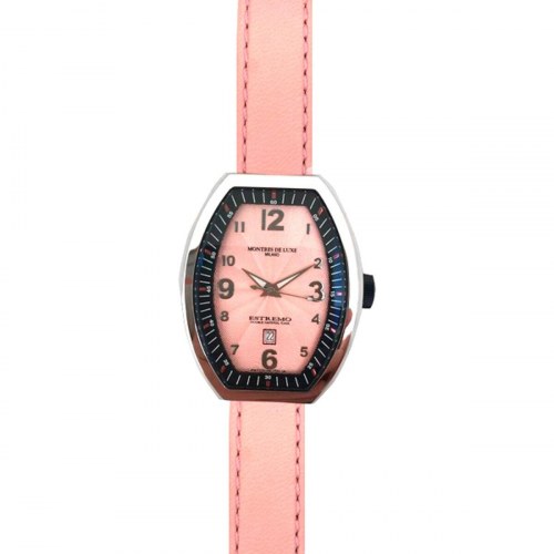 Montres de Luxe dameur 09EX-L/A8303, pink læder (Ø 35 mm)