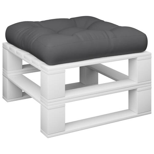 Pallehynde 58x58x10 cm stof grå