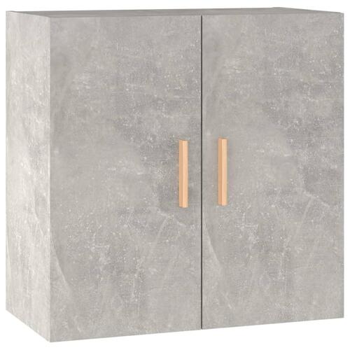 Vægskab 60x30x60 cm konstrueret træ betongrå
