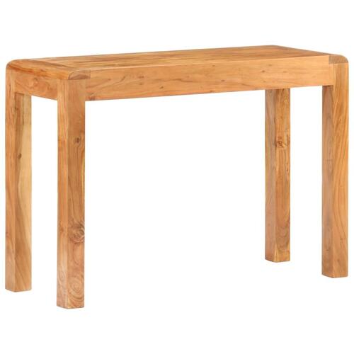 Konsolbord 110x40x76 cm massivt akacietræ med honningfinish