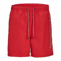 Børne Badetøj Jack & Jones Double Logo Ly Sn Mni Rød 104 cm