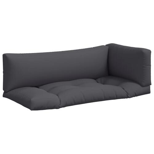 Pallehynder 3 stk. stof grå