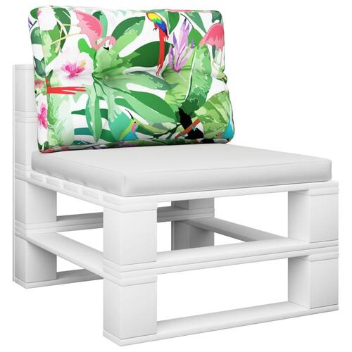 Pallehynde 50x40x12 cm stof flerfarvet