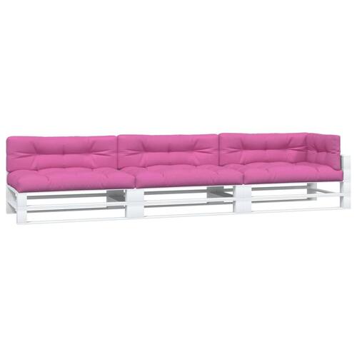 Pallehynder 7 stk. stof pink