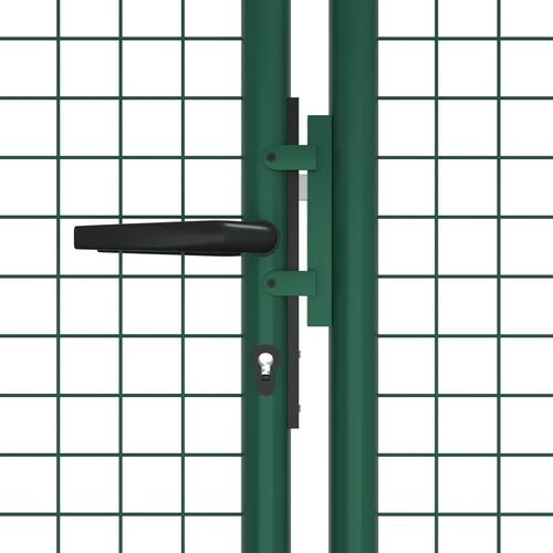 Havelåge i trådnet 400 x 125 cm stål grøn