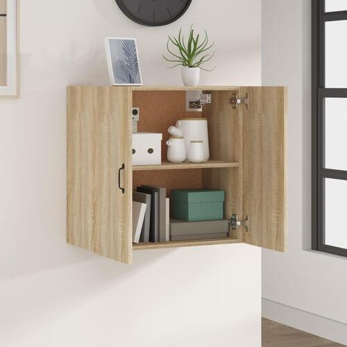 Vægskab 60x31x60 cm konstrueret træ sonoma-eg