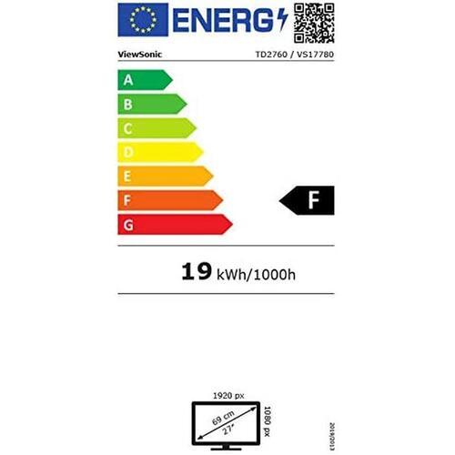 Skærm ViewSonic TD2760 27" LED VA
