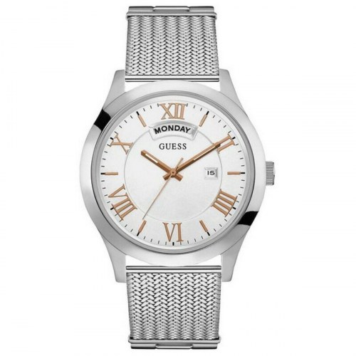 Herreur Guess W0923G1 - sølv mesh, 44 mm