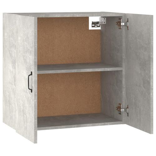 Vægskab 60x31x60 cm konstrueret træ betongrå