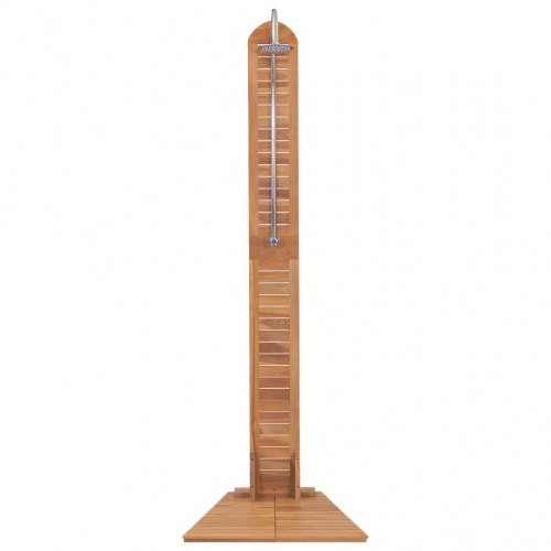 Havebruser i massivt teak 70×75×204 cm - udendørs fritstående bruser
