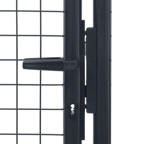 Havelåge i trådnet 100x250 cm galvaniseret stål grå