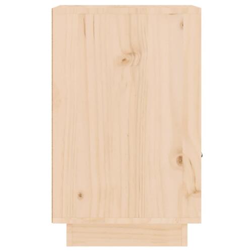 Sengebord 40x34x55 cm massivt fyrretræ