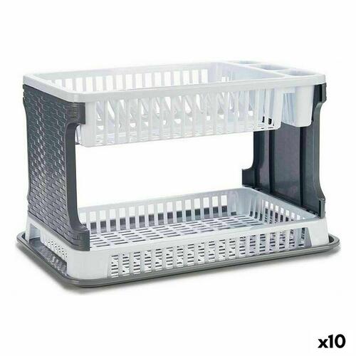 Dræner Hvid Plastik 44,5 x 30,3 x 27 cm (10 enheder)