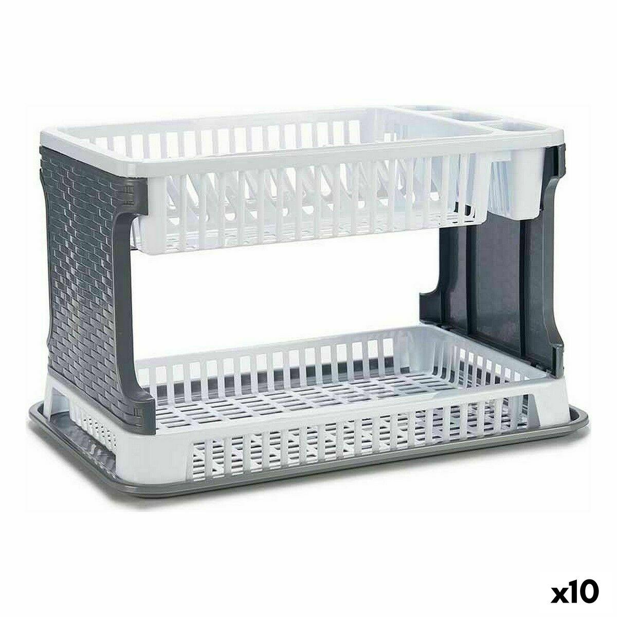 Dræner Hvid Plastik 44,5 x 30,3 x 27 cm (10 enheder)