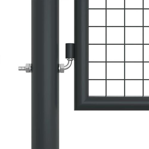 Havelåge i trådnet galvaniseret stål 400 x 175 cm grå