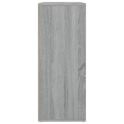 Skænk 60x30x75 cm konstrueret træ grå sonoma-eg