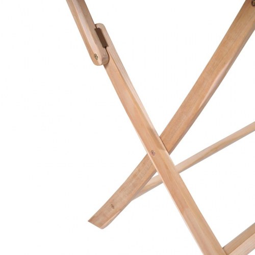 Foldbart havebord 160x80x75 cm massivt teaktræ