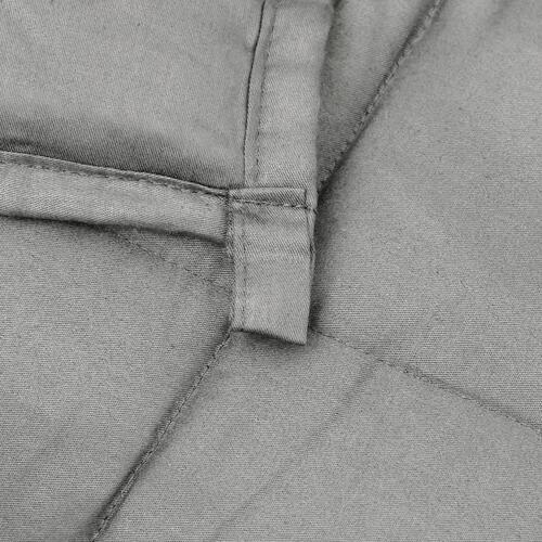 Tyngdetæppe 200x230 cm 13 kg stof grå
